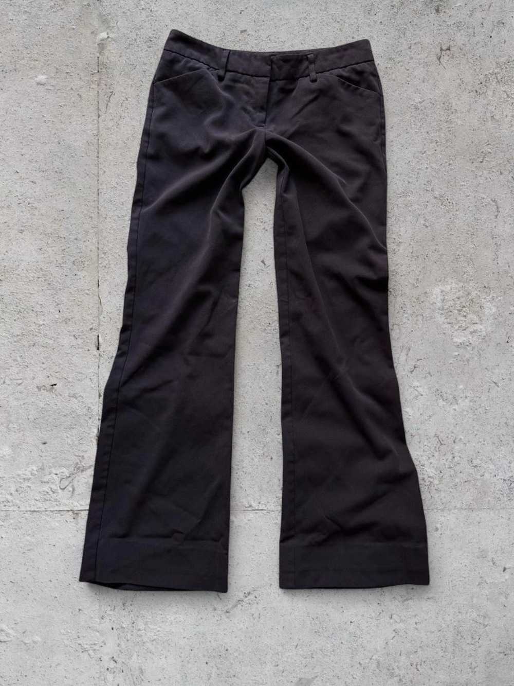 y2k starcity mid rise bootcut flared office siren trouser pants
